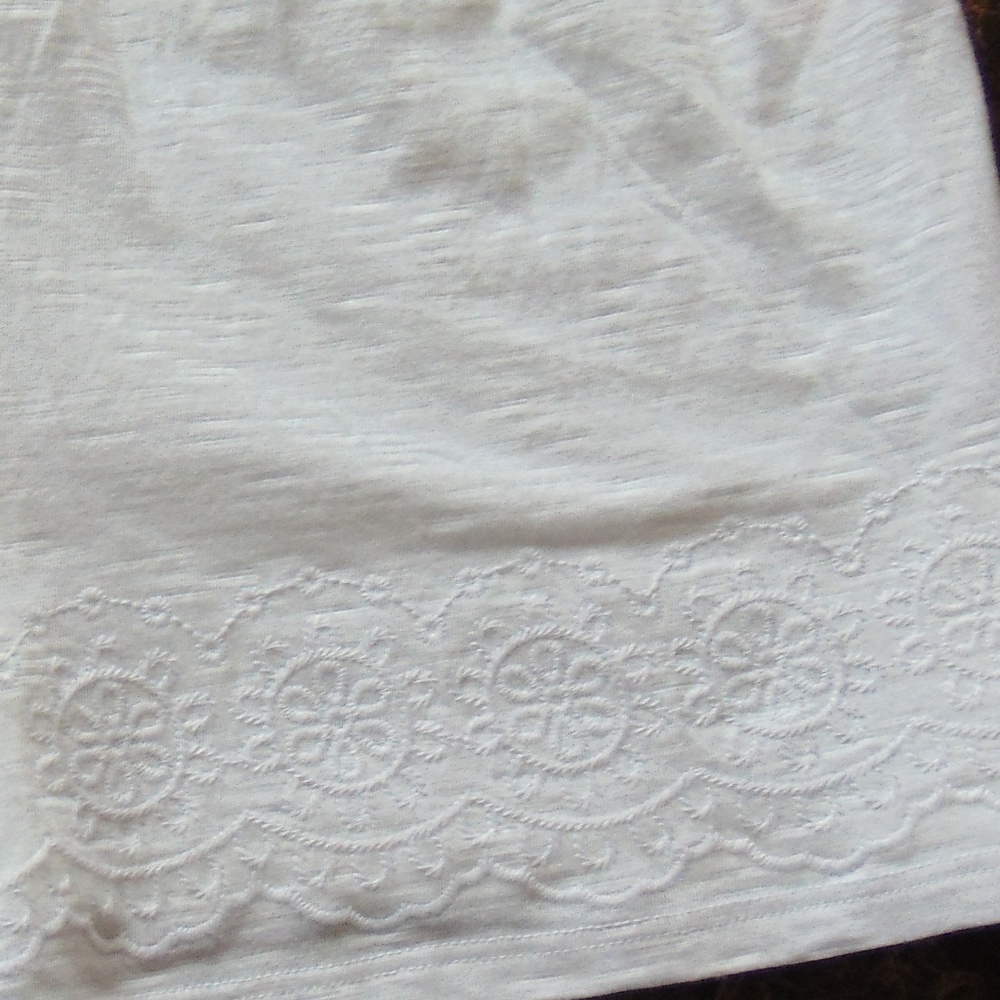 Topshop Eyelet White Romper NWT - Picture 3 of 6